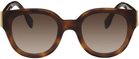 fendi women sunglasses brown tortoiseshell|Fendi: Tortoiseshell Fendi First Sunglasses .